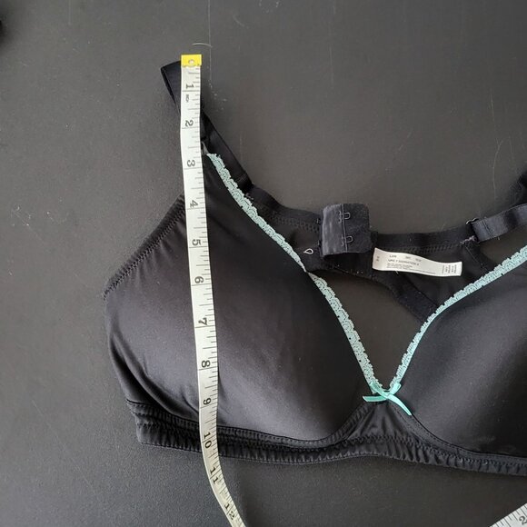 Black Nursing Bra with Adjustable Straps Size 38C Breastfeeding - Picture 9 of 9